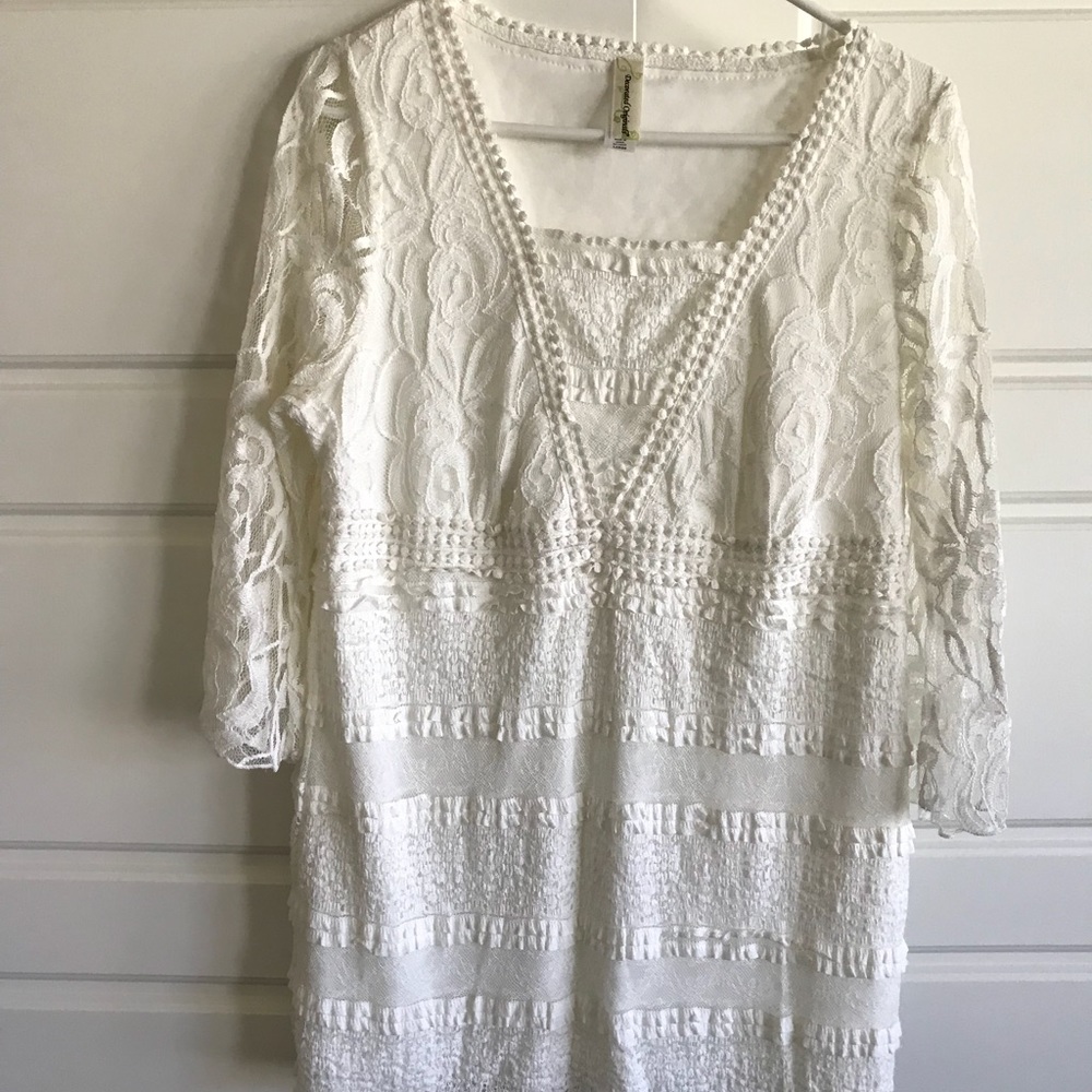 Feminine lace top